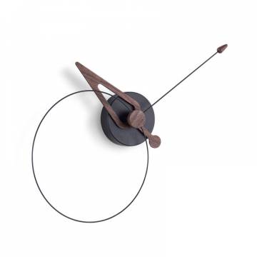 Nomon PICO Wall Clock - Black and Walnut